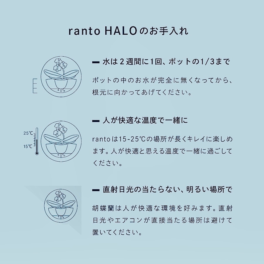 ranto HALO 飾り方イメージ 2